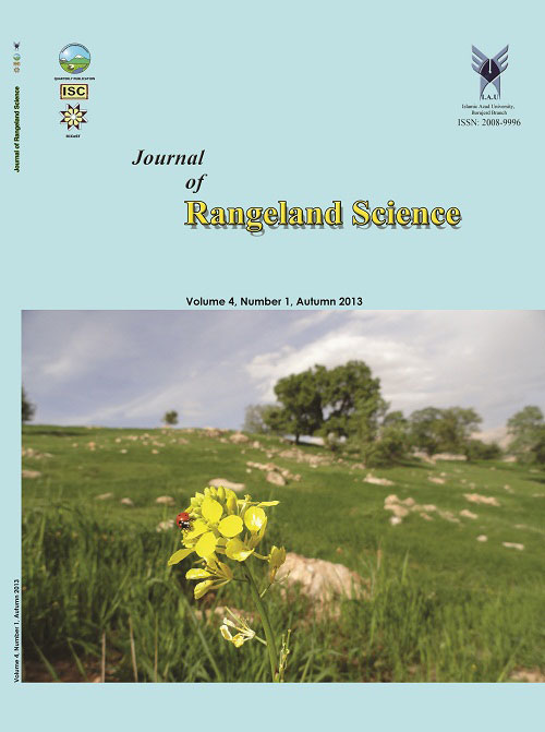 Rangeland Science - Volume:4 Issue: 1, Winter 2014
