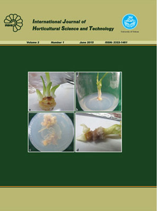 Horticultural Science and Technology - Volume:1 Issue: 2, Autumn 2014