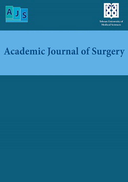 Academic Journal of Surgery - Volume:2 Issue: 3, 2015