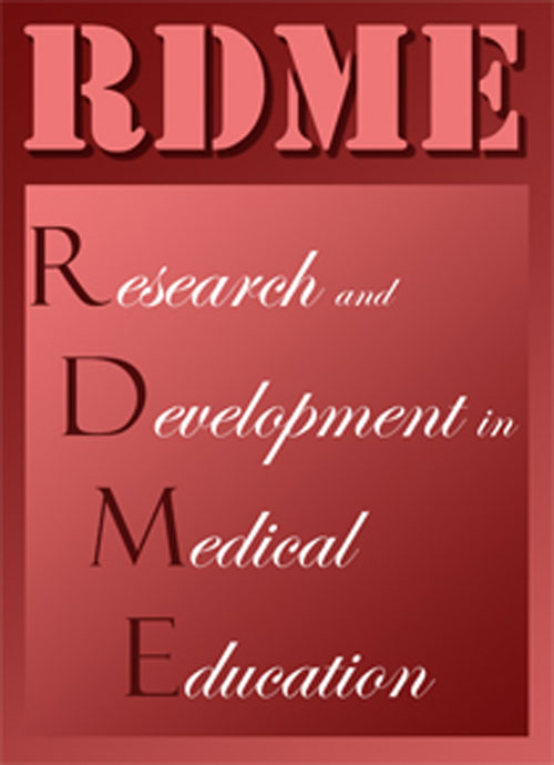Research and Development in Medical Education - Volume:4 Issue: 2, 2015