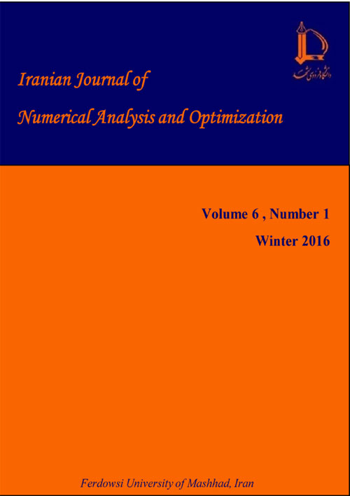 Numerical Analysis and Optimization - Volume:6 Issue: 1, Winter and Spring 2016