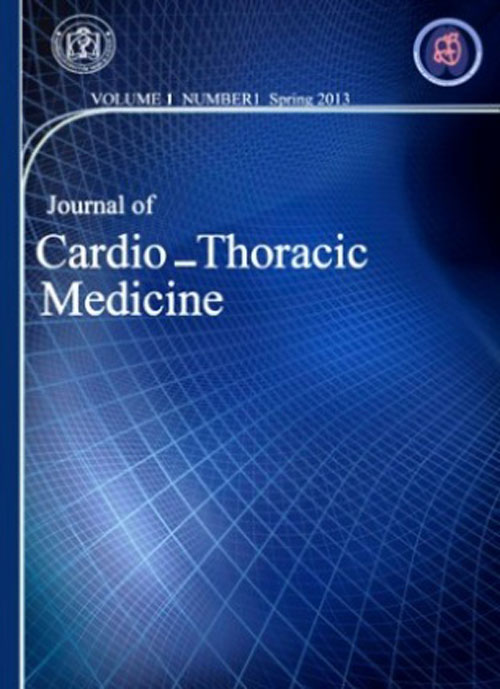 Cardio -Thoracic Medicine - Volume:4 Issue: 1, Winter 2016