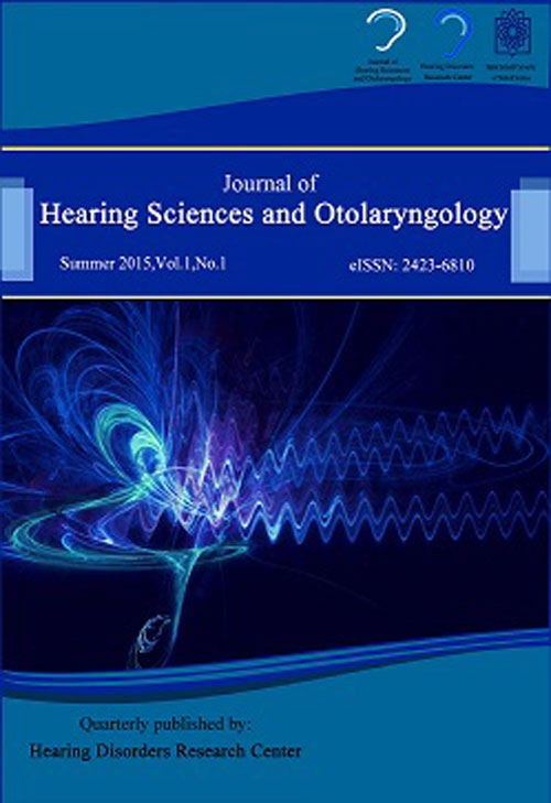 Otorhinolaryngology and Facial Plastic Surgery - Volume:2 Issue: 1, 2016