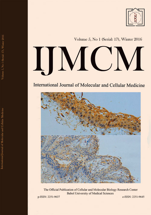 International Journal of Molecular and Cellular Medicine - Volume:5 Issue: 17, Winter 2016