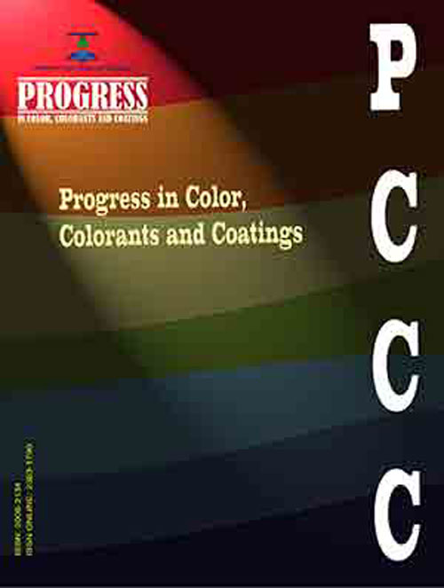 Progress in Color, Colorants and Coatings - Volume:9 Issue: 2, Spring 2016