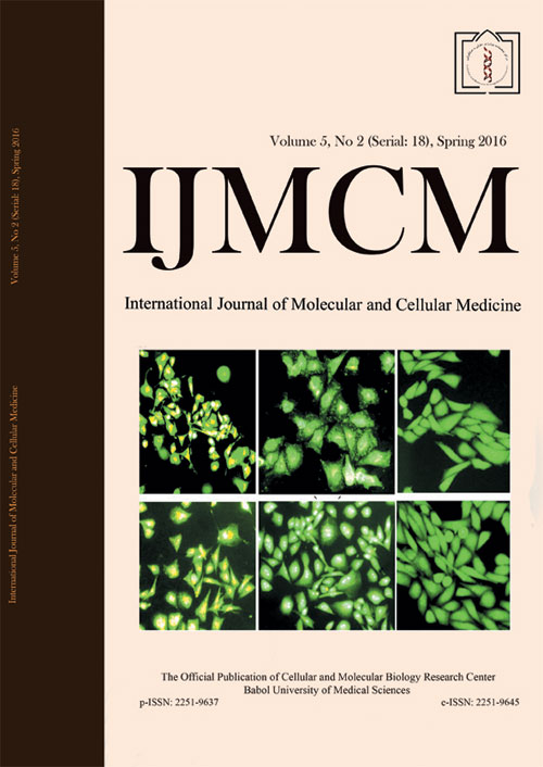 International Journal of Molecular and Cellular Medicine - Volume:5 Issue: 18, Spring 2016