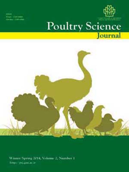 Poultry Science Journal - Volume:4 Issue: 1, Winter-Spring 2016