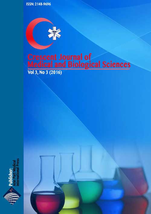 Crescent Journal of Medical and Biological Sciences - Volume:3 Issue: 3, Jul 2016