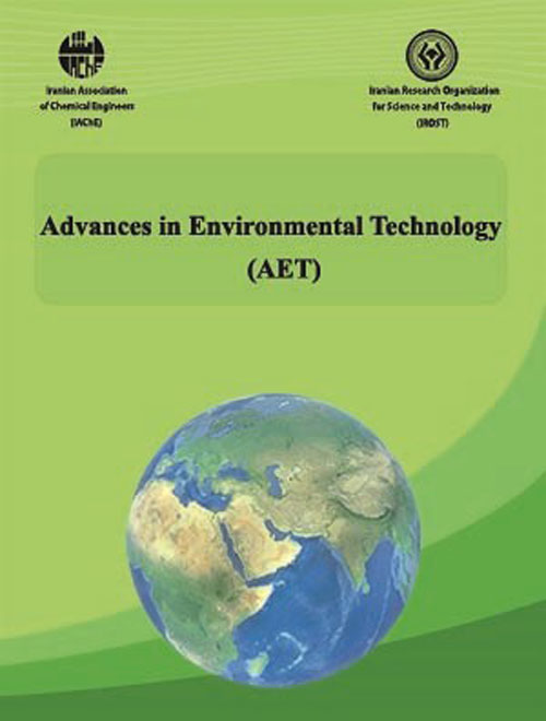 Advances in Environmental Technology - Volume:1 Issue: 3, Autumn 2015