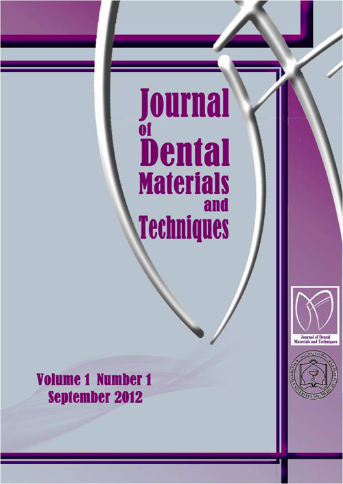 Dental Materials and Techniques - Volume:5 Issue: 4, Autumn 2016