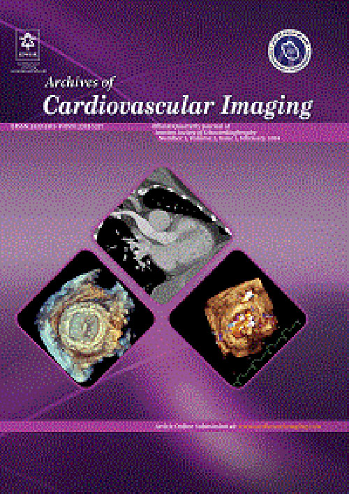Archives Of Cardiovascular Imaging - Volume:4 Issue: 1, Feb 2016