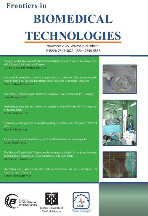 Frontiers in Biomedical Technologies - Volume:2 Issue: 4, Autumn 2015