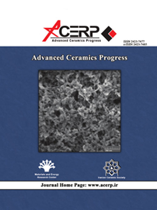 Advanced Ceramics Progress - Volume:2 Issue: 2, Spring 2016