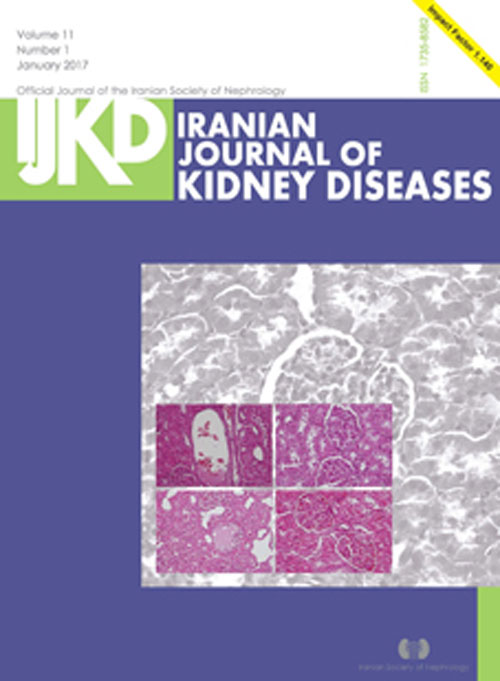 Kidney Diseases - Volume:11 Issue: 1, Jan 2017