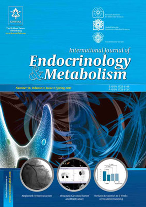 Endocrinology and Metabolism - Volume:15 Issue: 1, Jan 2017