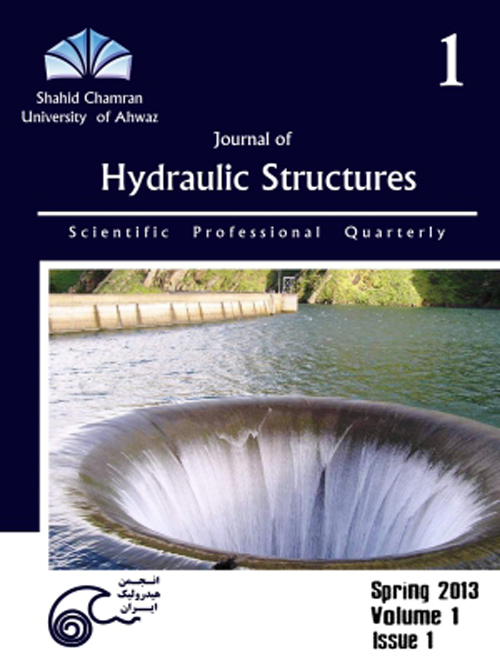 Hydraulic Structures - Volume:2 Issue: 1, Summer 2016