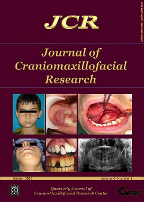 Craniomaxillofacial Research - Volume:4 Issue: 1, Winter 2017