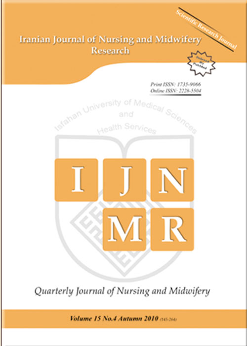 Nursing and Midwifery Research - Volume:22 Issue: 3, May-Jun 2017