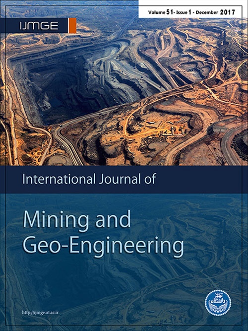 Mining & Geo-Engineering - Volume:51 Issue: 1, Winter and Spring 2017