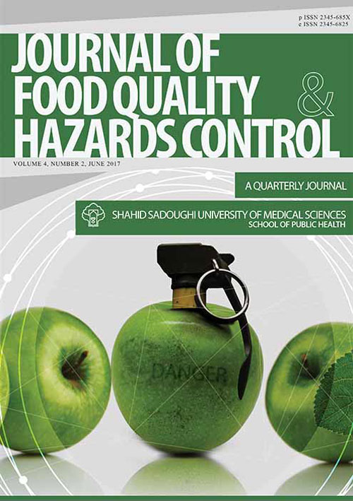 Food Quality and Hazards Control - Volume:4 Issue: 2, Jun 2017