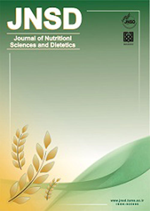 Nutritional Sciences and Dietetics - Volume:2 Issue: 2, Spring 2016