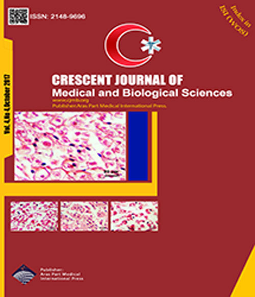Crescent Journal of Medical and Biological Sciences - Volume:4 Issue: 4, Oct 2017