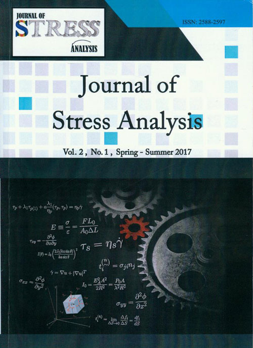 Stress Analysis - Volume:2 Issue: 1, Spring - Summer 2017