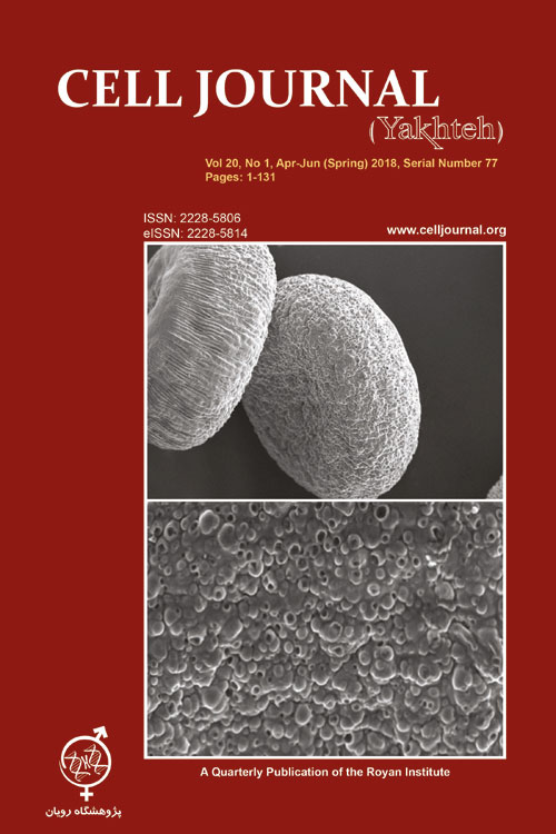 Cell Journal - Volume:20 Issue: 1, Spring 2018