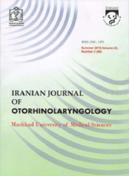 Otorhinolaryngology - Volume:30 Issue: 1, Jan 2018