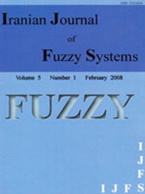fuzzy systems - Volume:14 Issue: 6, Nov-Dec 2017