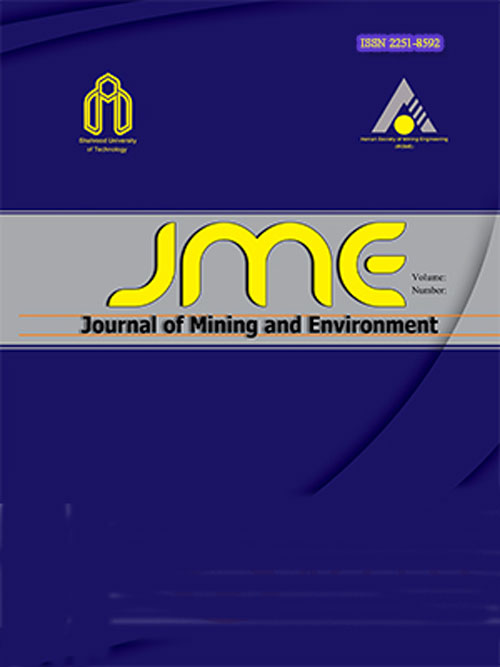 Mining and Environement - Volume:9 Issue: 2, Spring 2018