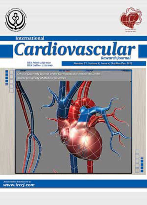 Cardiovascular Research Journal - Volume:12 Issue: 2, Jun 2018