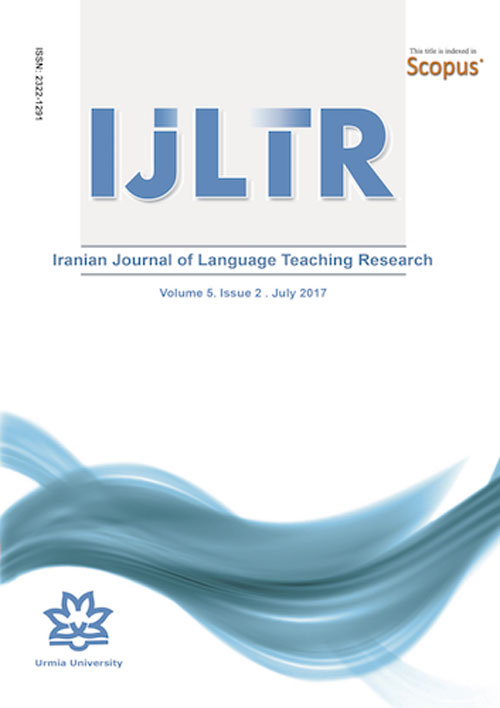 Language Teaching Research - Volume:6 Issue: 2, Jul 2018