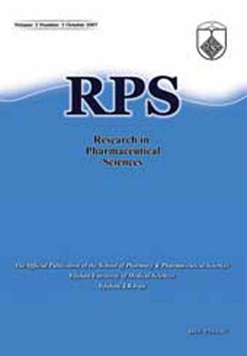 Research in Pharmaceutical Sciences - Volume:13 Issue: 4, Aug 2018