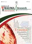 Archives of Trauma Research - Volume:7 Issue: 1, Jan-Mar 2018