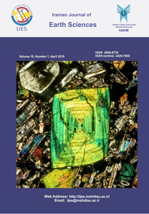 Earth Sciences - Volume:10 Issue: 1, Apr 2018