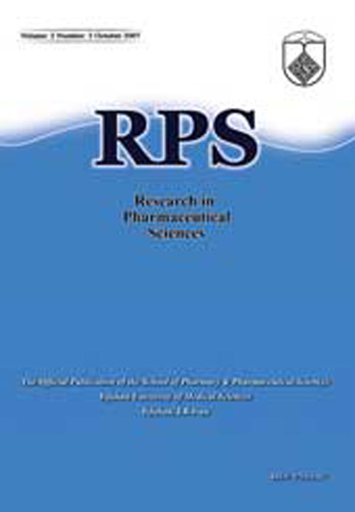Research in Pharmaceutical Sciences - Volume:13 Issue: 5, Oct 2018