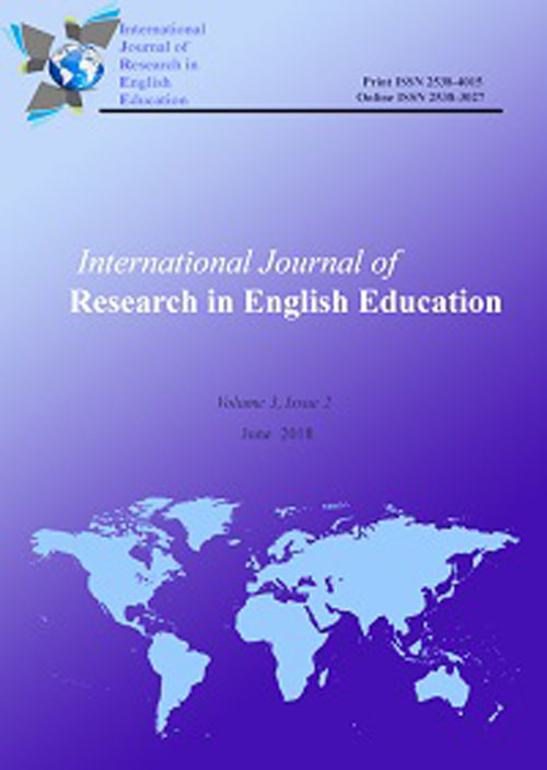 Research in English Education - Volume:3 Issue: 3, Sep 2018