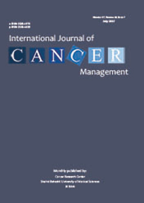 Cancer Management - Volume:11 Issue: 8, Aug 2018