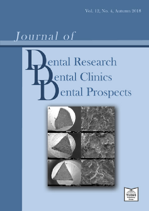 Dental Research, Dental Clinics, Dental Prospects - Volume:12 Issue: 4, Autumn 2018