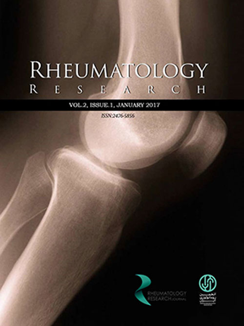 Rheumatology Research Journal - Volume:4 Issue: 1, Spring 2019