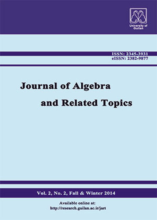 Algebra and Related Topics - Volume:6 Issue: 2, Autumn 2018