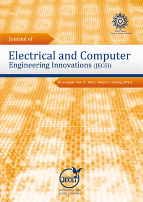 Electrical and Computer Engineering Innovations - Volume:6 Issue: 2, Summer-Autumn 2018