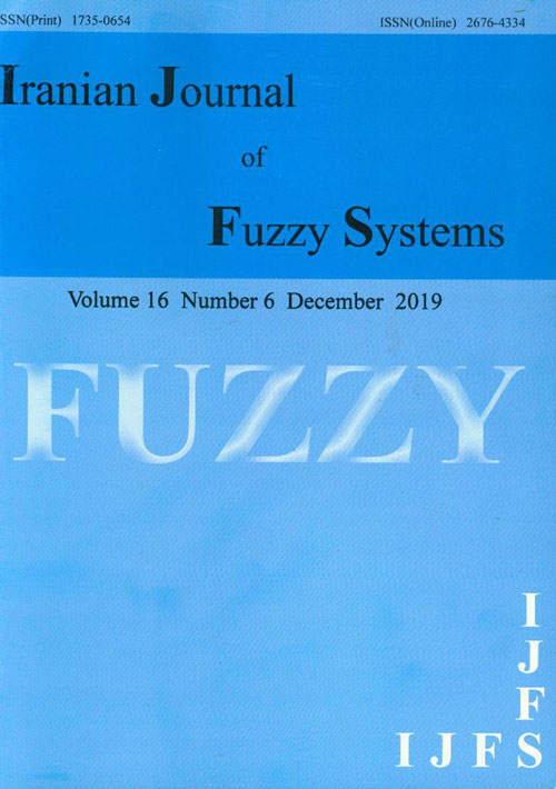 fuzzy systems - Volume:16 Issue: 6, Nov-Dec 2019
