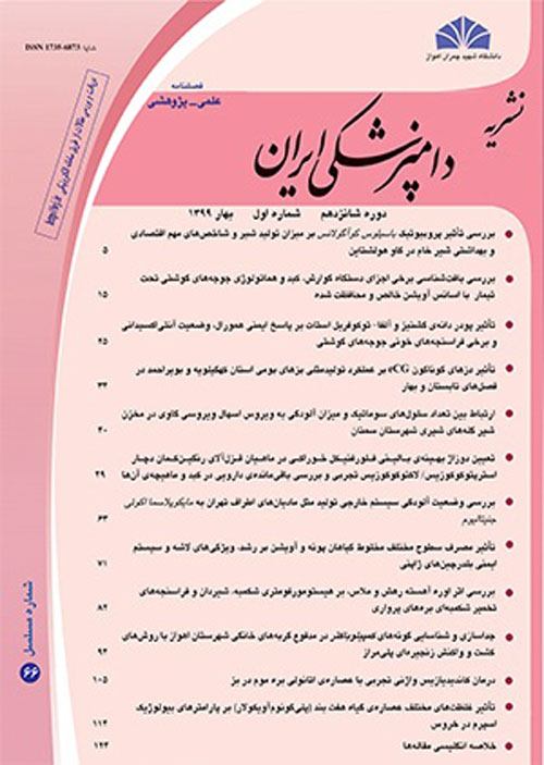 دامپزشکی ایران - سال شانزدهم شماره 66 (بهار 1399)
