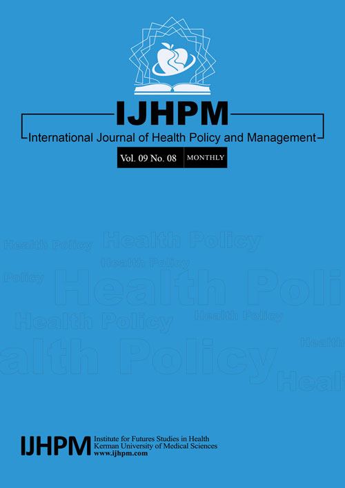 Health Policy and Management - Volume:9 Issue: 8, Aug 2020