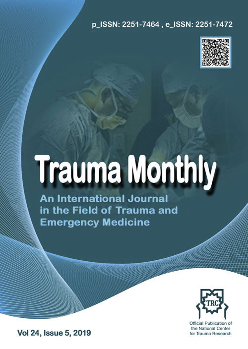 Trauma Monthly - Volume:26 Issue: 3, May-Jun 2021