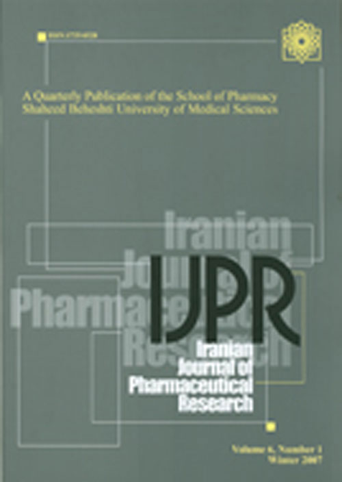 Pharmaceutical Research - Volume:20 Issue: 3, Summer 2021