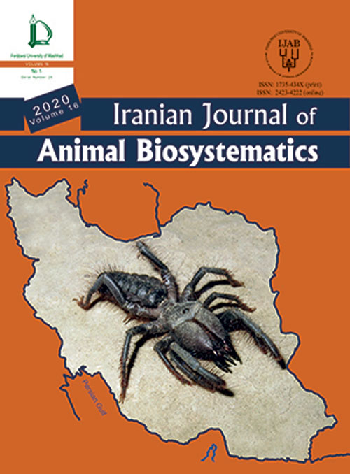 Animal Biosystematics - Volume:17 Issue: 1, Winter-Spring 2021