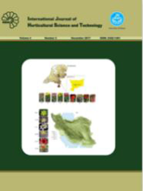 Horticultural Science and Technology - Volume:9 Issue: 2, Spring 2022